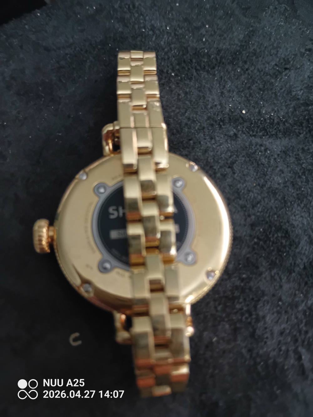 Shinola Gold Tone Round Women's Watch - Picture 2 of 6